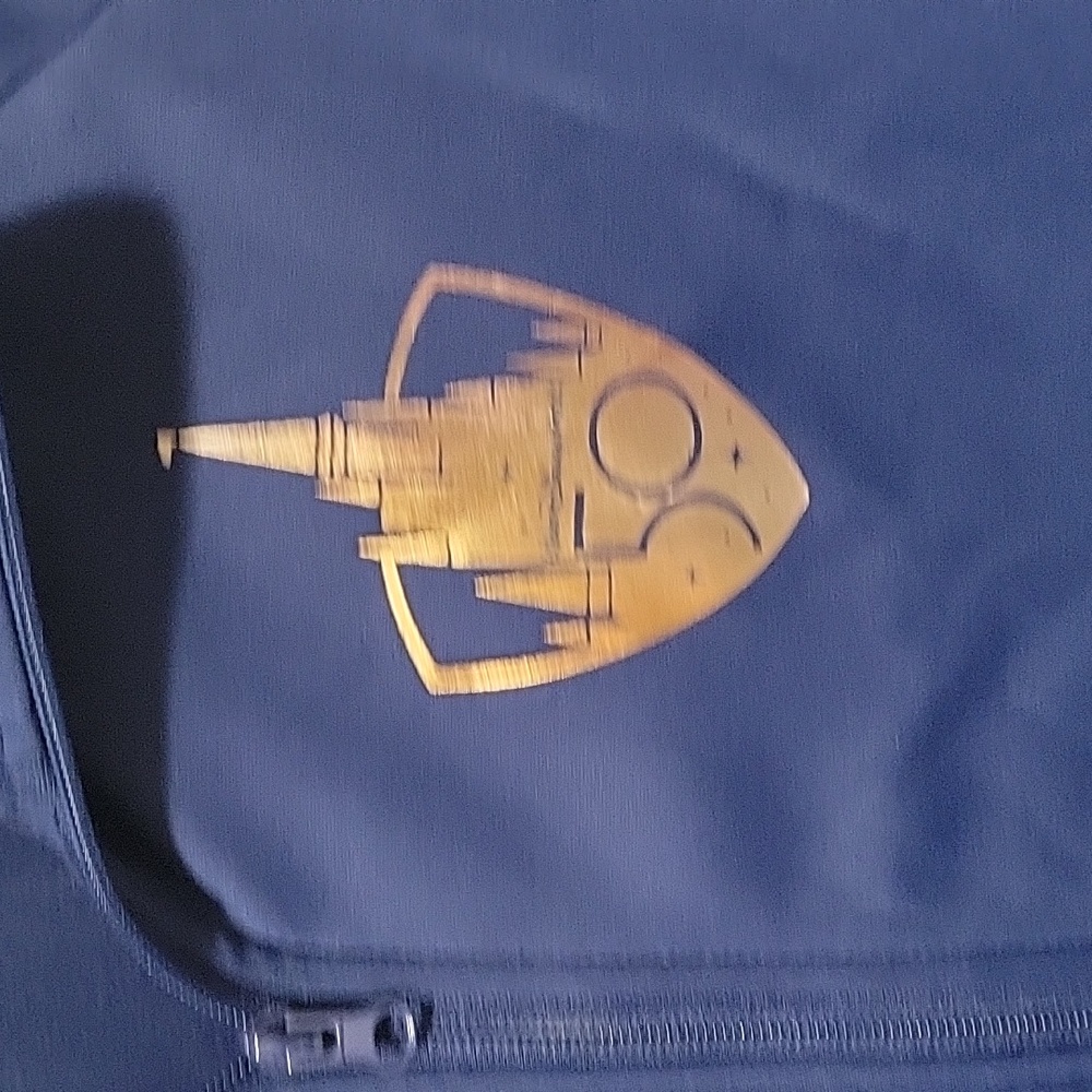Disney Park 50th Anniversary Women's Royal Blue Track Jacket XL - Picture 2 of 5